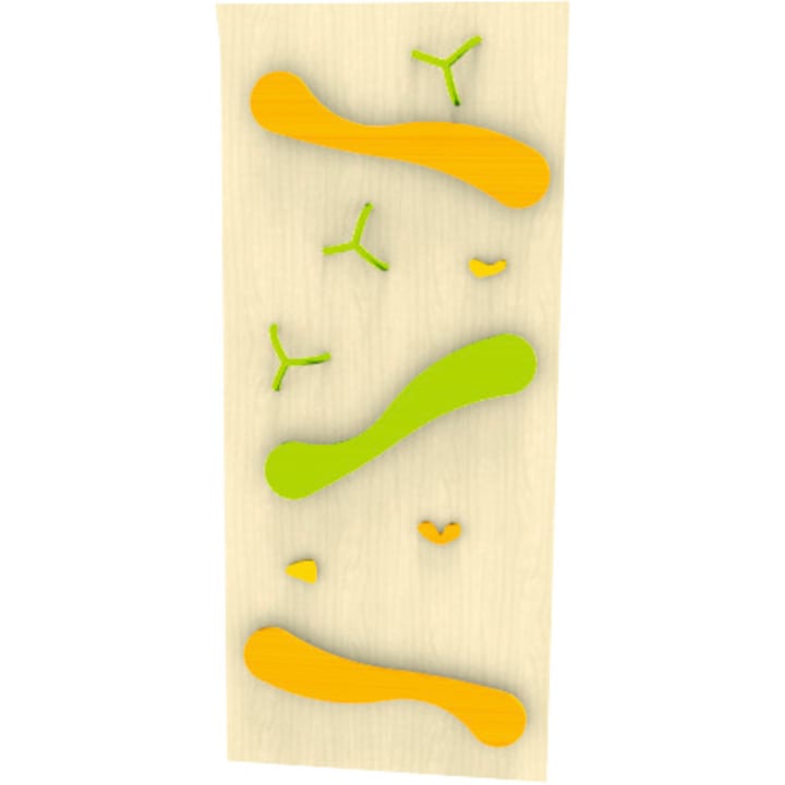 Kletterwand groß, Griffmix
