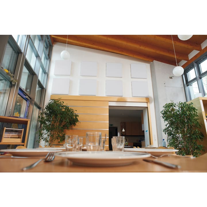abacustica®-Schallabsorber, hellgrau, für 8 m² Raumgröße
