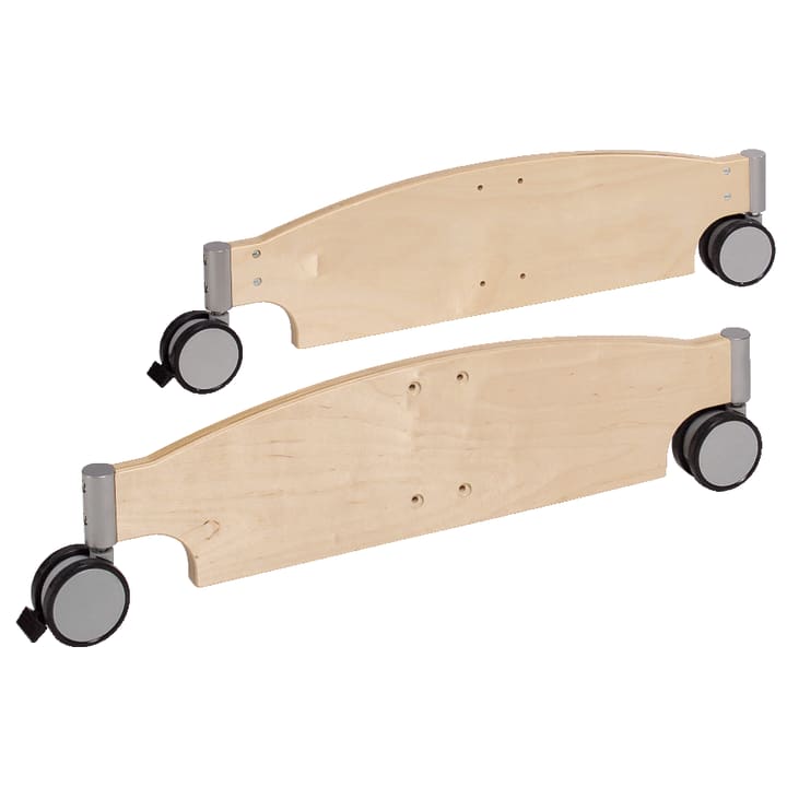 Rollfüße für Trennwände Kindergarten, 2 Stück