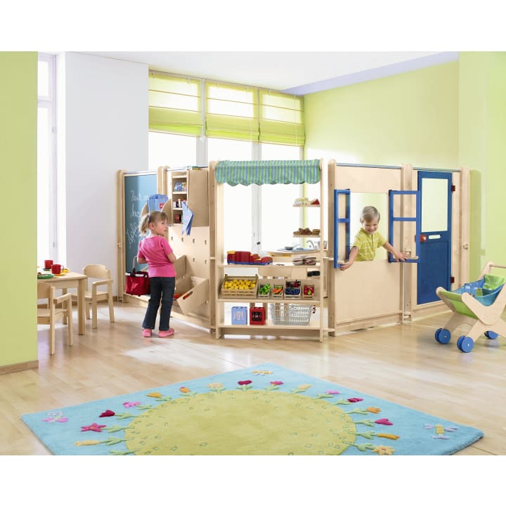 Trennwand Kindergarten Kaufladen