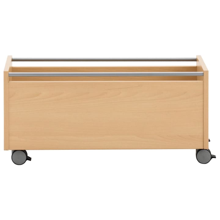 Rollkiste aus Holz, 80x33cm