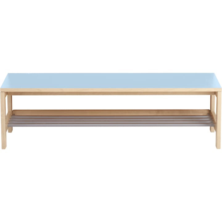 Garderobenbank YUNA mit Schuhablage, fest montierbar, div. Farben, B 120 x H 35 x T 33 cm