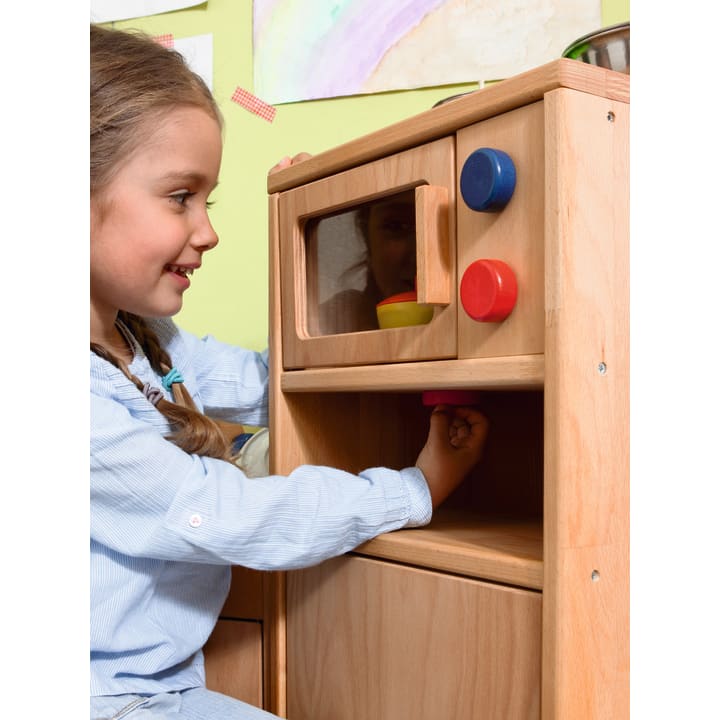 Kinder Hochschrank mit Mikrowelle