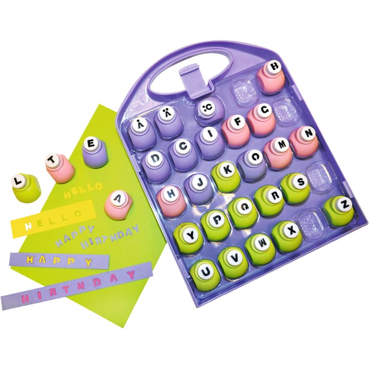 Locher-Set Alphabet, 30-teilig