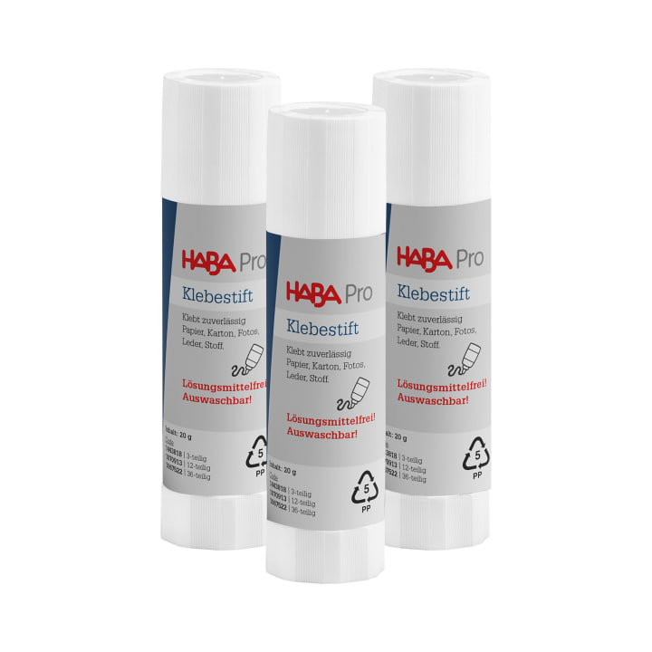 HABA Pro Klebestifte-Set, 12-teilig