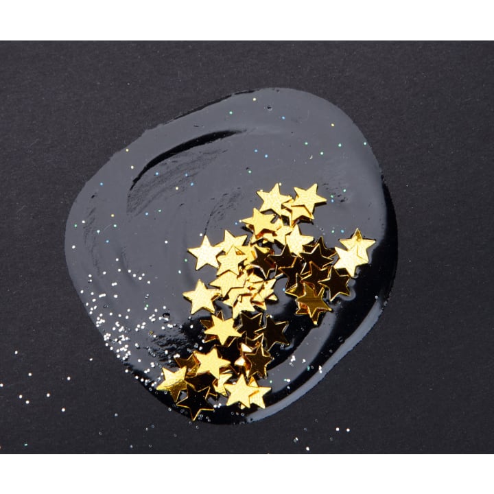 Glitter-Set, 10 Röhrchen + 1 Tube Kleber