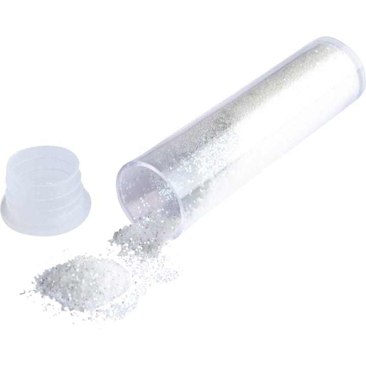 Glitter-Set, 10 Röhrchen + 1 Tube Kleber
