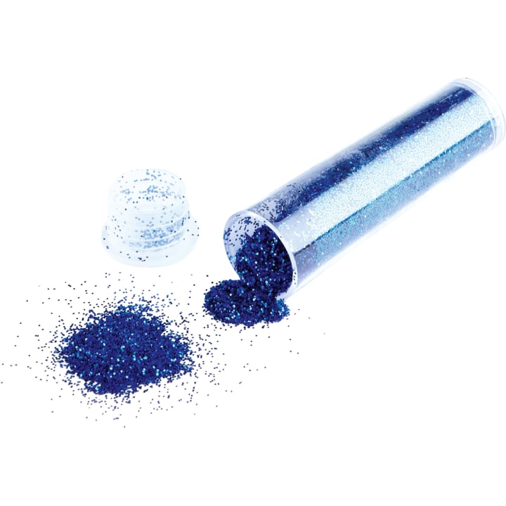 Glitter-Set, 10 Röhrchen + 1 Tube Kleber