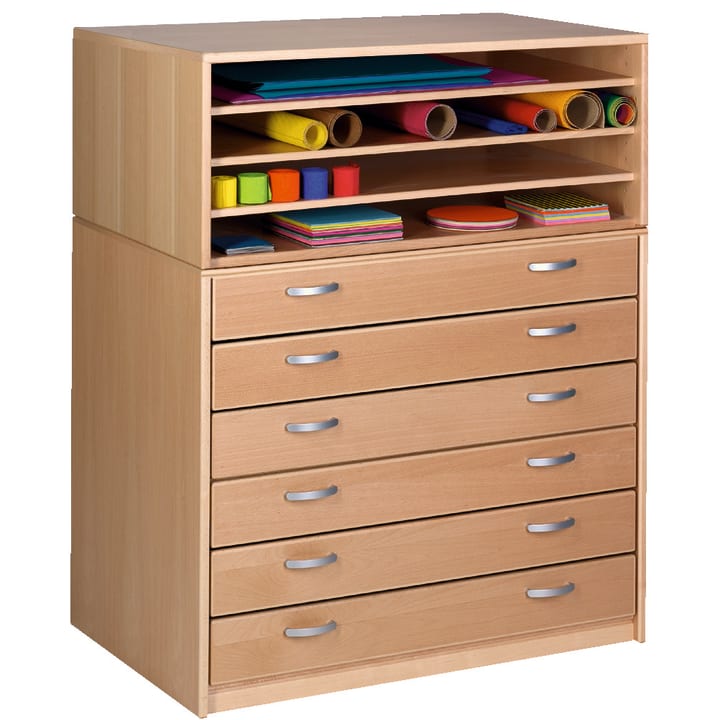 Papierschrank Forminant, 6 Fächer, B 100 x H 83,6 x T 60 cm