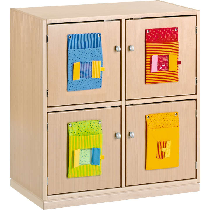 Ankleideschrank, 4 Türen,B 77,4 x H 77,4 x T 33 cm