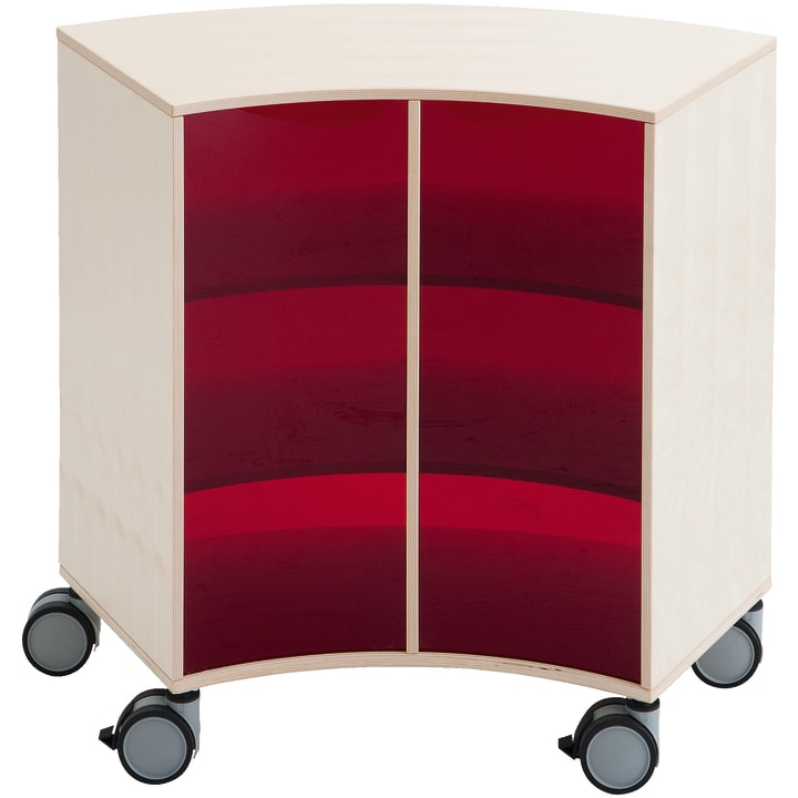 Bogenschrank move.upp®, Acryl am Innenradius, div. Farben, B 100,8 x H 79 x T 38 cm