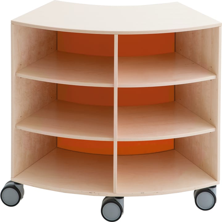 Bogenschrank move.upp®, Acryl am Innenradius, div. Farben, B 100,8 x H 79 x T 38 cm