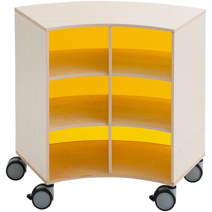 Bogenschrank move.upp®, Acryl am Außenradius, div. Farben, B 100,8 x H 79 x T 38 cm