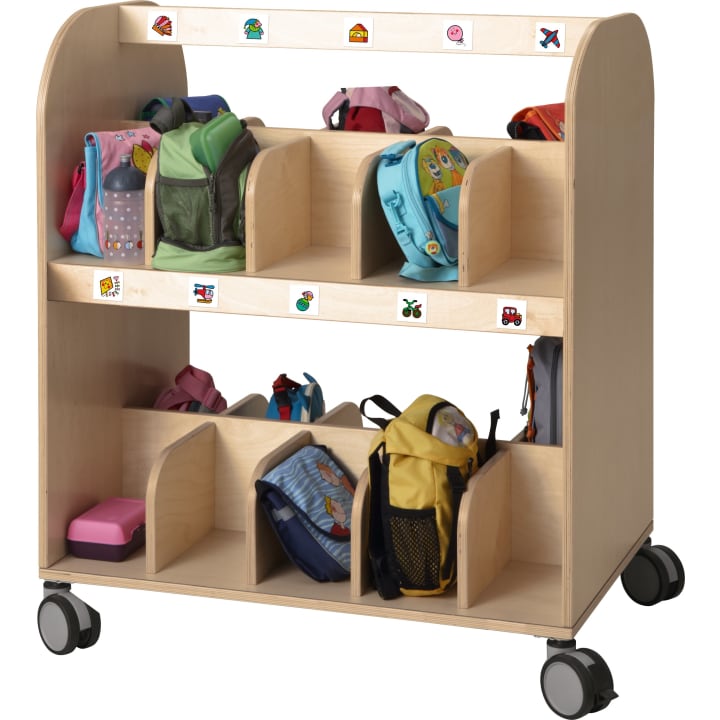 Taschenwagen für 20 Kinder, B 92 cm