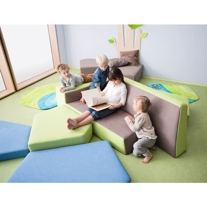 Entdecker-Sofa grow.upp Armlehne links, div. Stoffe