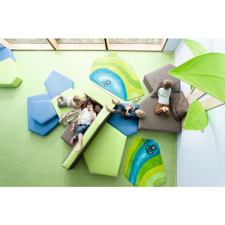 Entdecker-Sofa grow.upp Armlehne links, div. Stoffe