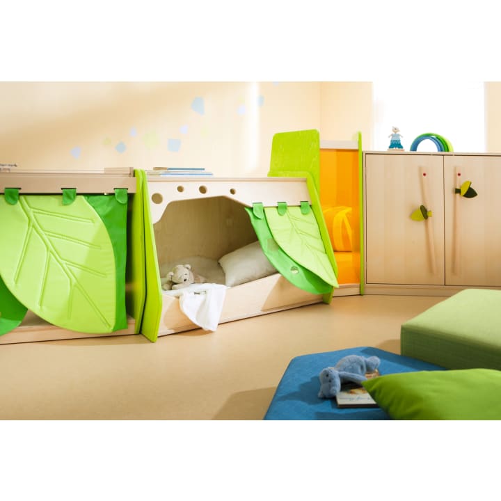 Kuschelhöhle grow.upp mit Lauschbox inkl. Vorhang, div. Farben, B 97 x H 70 x T 62 cm