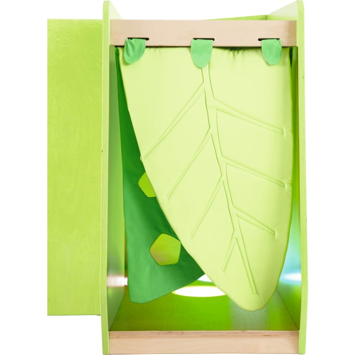 Winkelschrank grow.upp mit Beleuchtung inkl. Vorhang, div. Farben, B 111 x H 102 x T 111 cm
