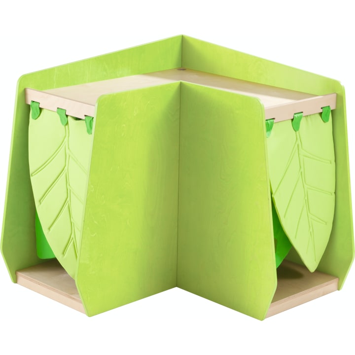 Winkelschrank grow.upp mit Beleuchtung inkl. Vorhang, div. Farben, B 111 x H 102 x T 111 cm