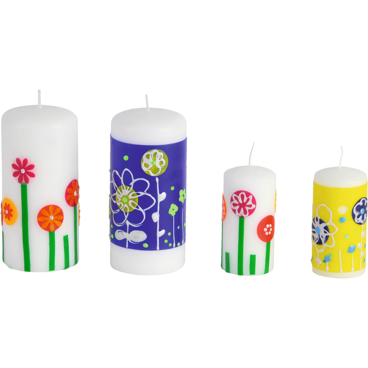 Verzierwachs-Set, 17 x 8 cm, 12 Stück