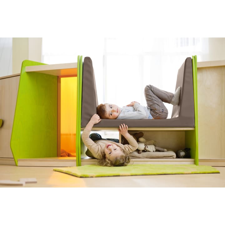 Schrank-Bank grow.upp, div. Farben, Sitzh. 32 cm, B 97 x H 94 x T 55 cm