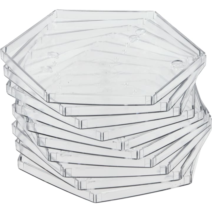 Legerahmen, transparent, 10 Stück