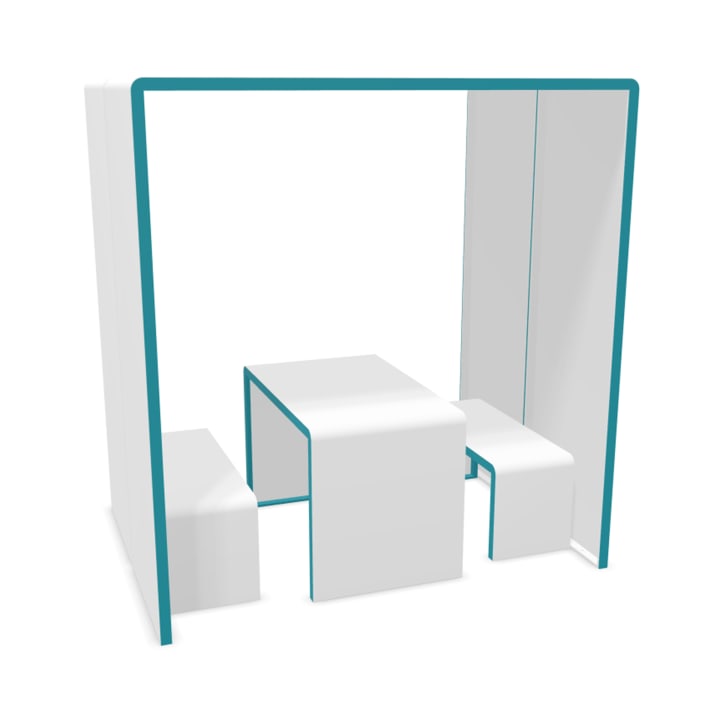 set.upp-Cube, breit, inkl. Tisch und Bänke