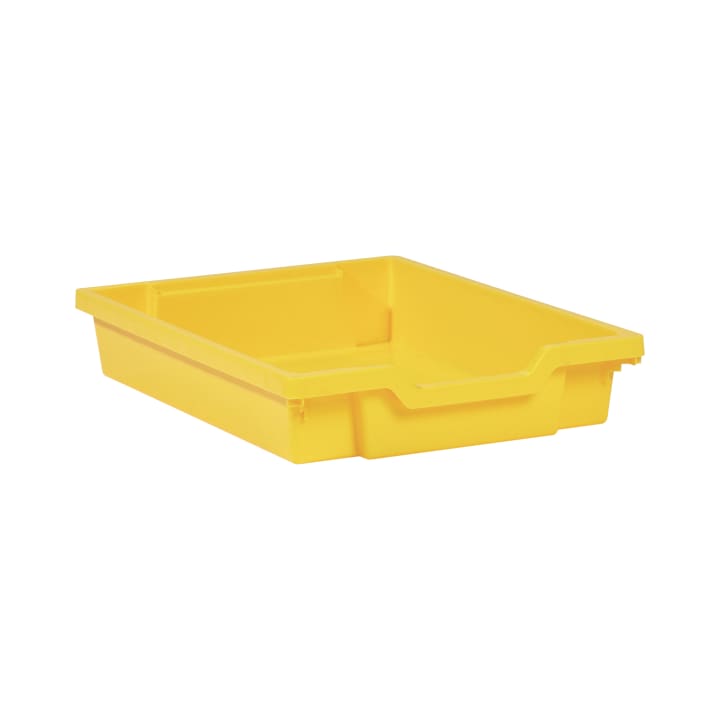 Gratnells Materialbox H 7,5 cm, gelb