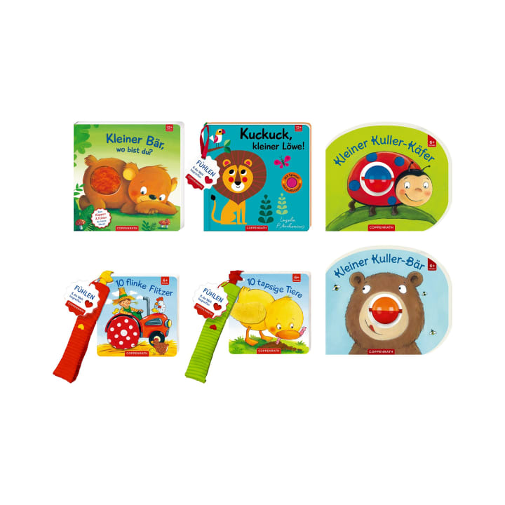 Fühlbuch-Paket, 6 Bücher