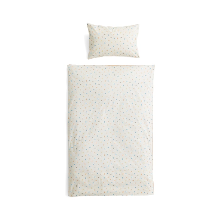 Bettwäsche-Set Kiga Streusel, 2-teilig, Kissen 40 x 40 cm, Decke 150 x 100 cm