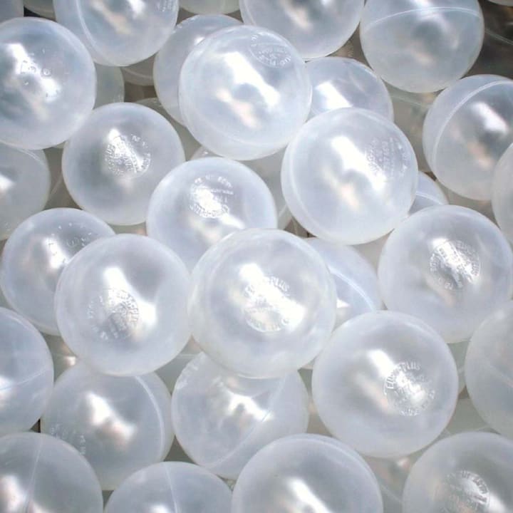 Bälle für Bällebad, transparent, 250 Stück