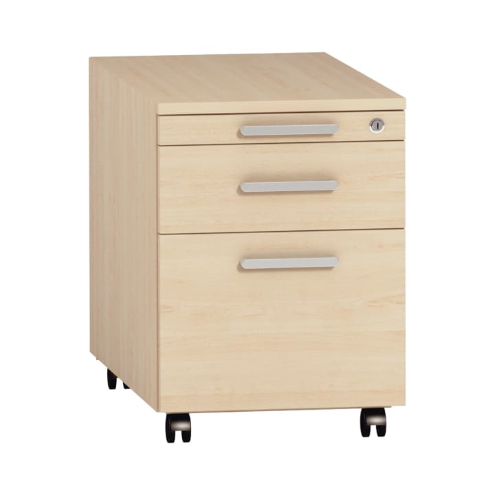 Anstellcontainer 1/3/6 für Schreibtisch info, B43 x H62,5 x T60 cm