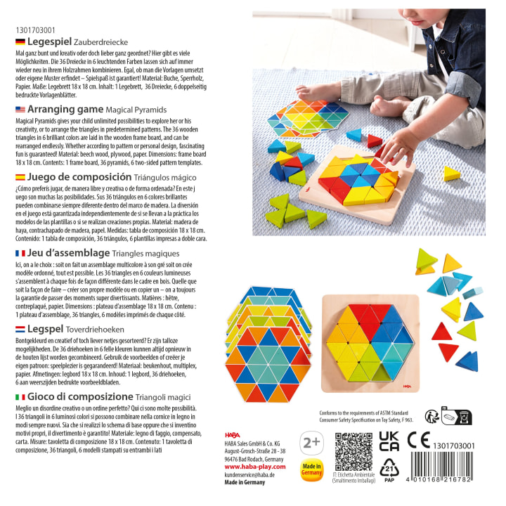 Legespiel Zauberdreiecke