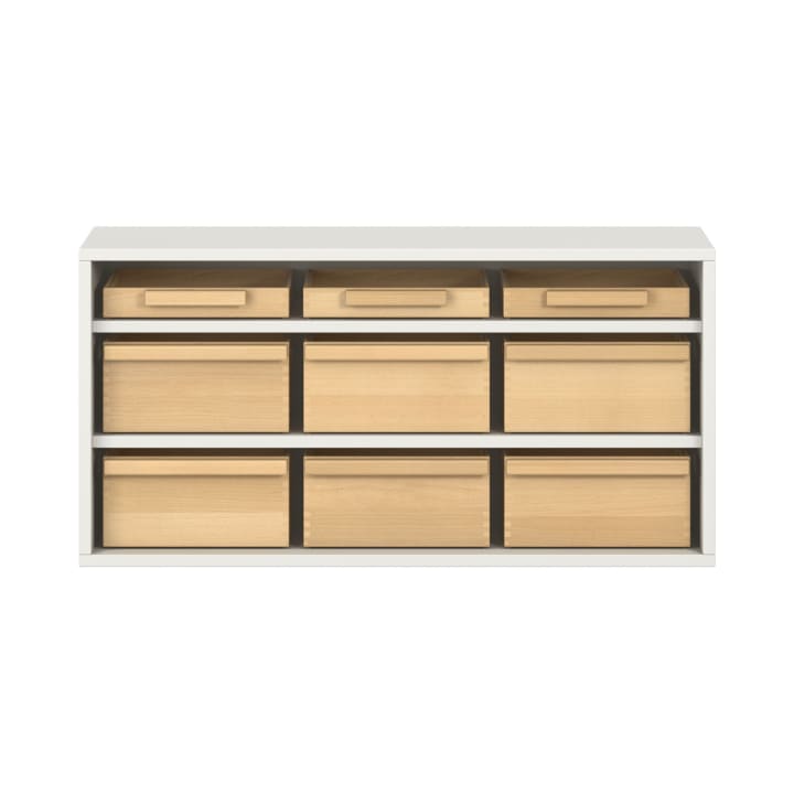 Pureo Materialschrank, offen, Dekor B100 x H50 x T42 cm