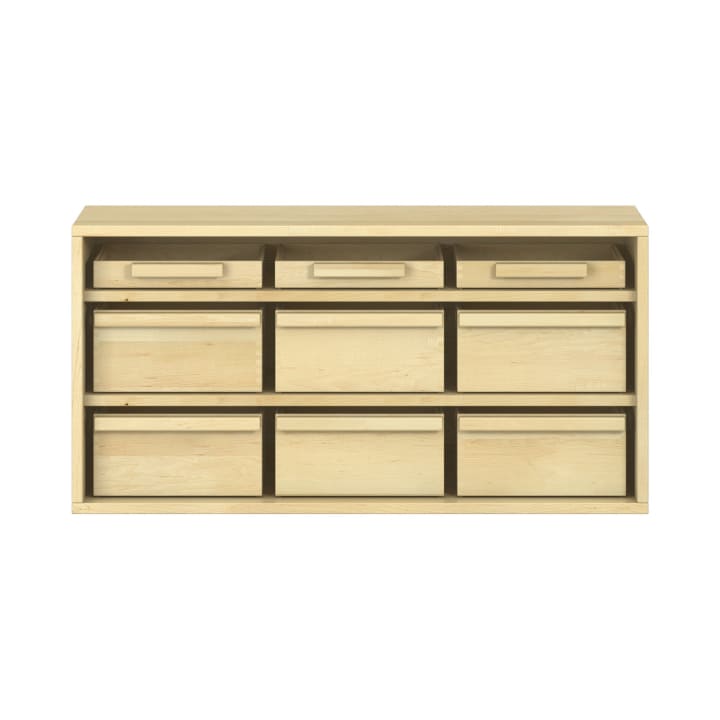 Pureo Materialschrank, offen B100 x H50 x T42 cm