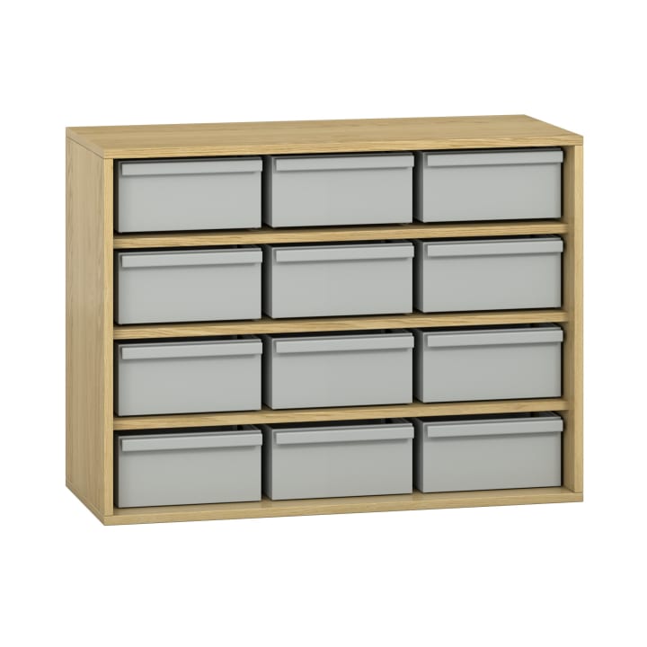 Pureo Materialschrank B100 x H75 x T42 cm