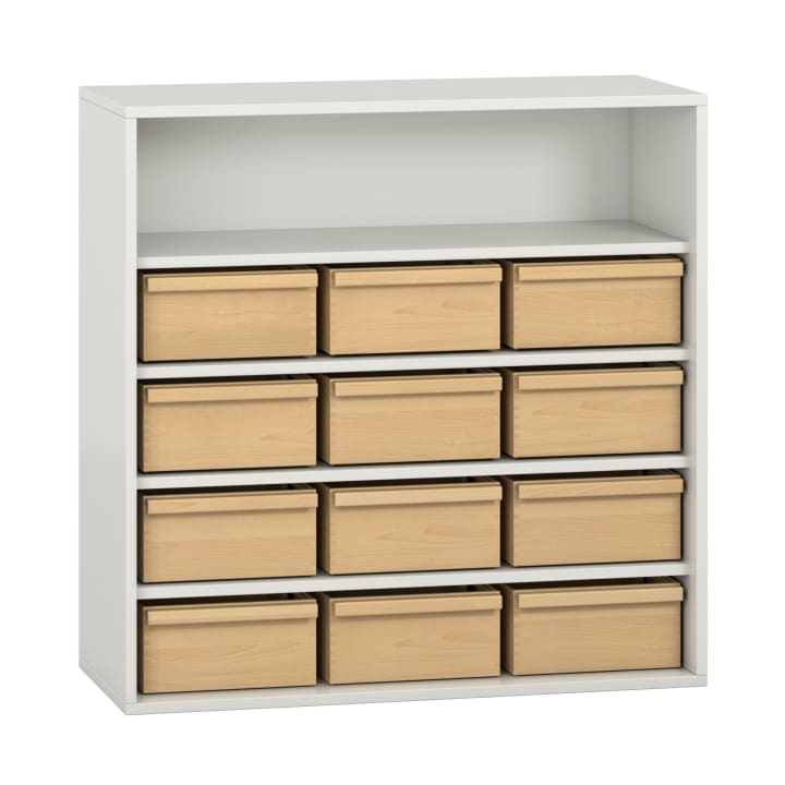 Pureo Materialschrank, Dekor B100 x H100 x T42 cm