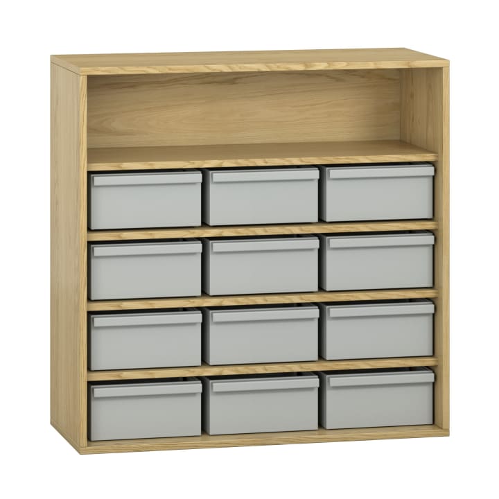 Pureo Materialschrank B100 x H100 x T42 cm