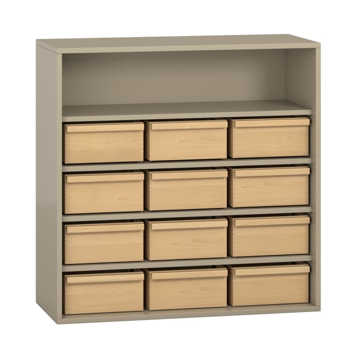 Pureo Materialschrank, Dekor B100 x H100 x T42 cm