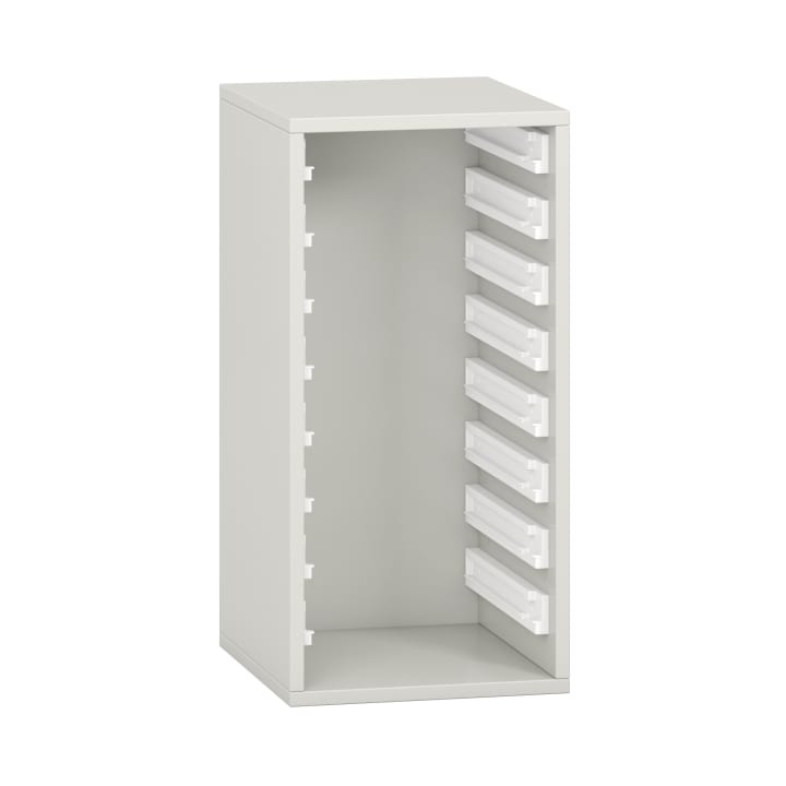 Pureo Regalschrank für Materialboxen, Dekor B37 x H75 x T42 cm