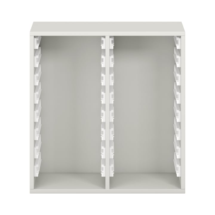 Pureo Regalschrank für Materialboxen, Dekor B72 x H75 x T42 cm