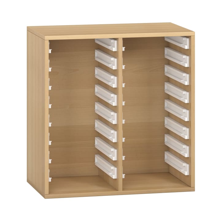 Pureo Regalschrank für Materialboxen B72 x H75 x T42 cm