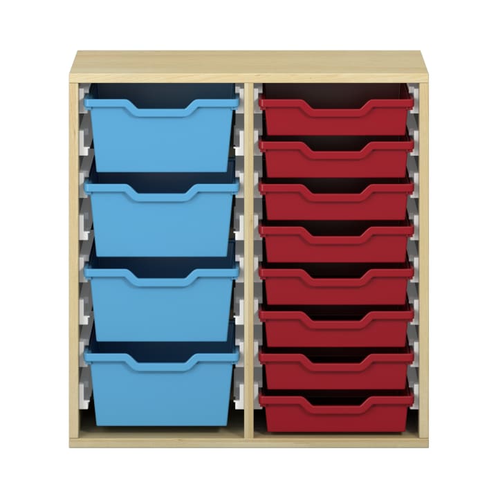 Pureo Regalschrank für Materialboxen B72 x H75 x T42 cm
