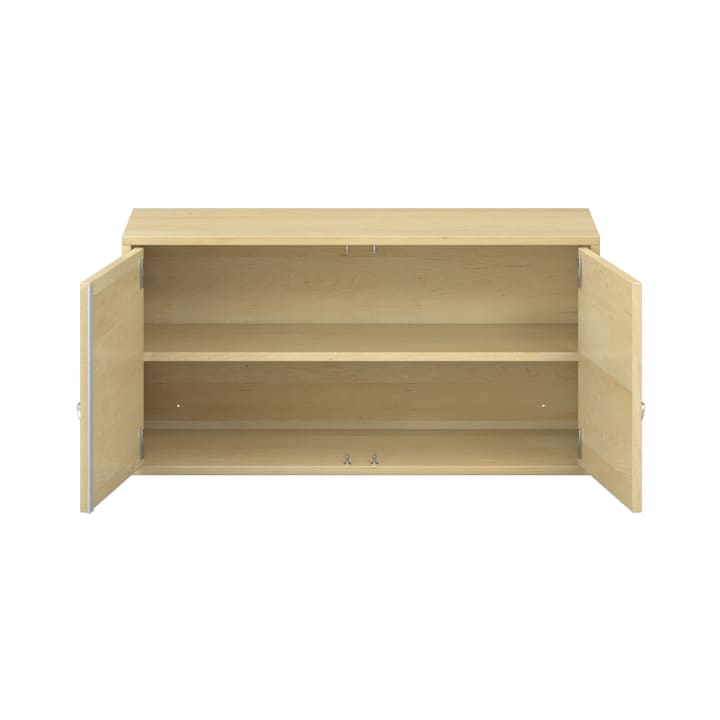 Pureo Hängeschrank mit Doppeltüren B100 x H50 x T42 cm