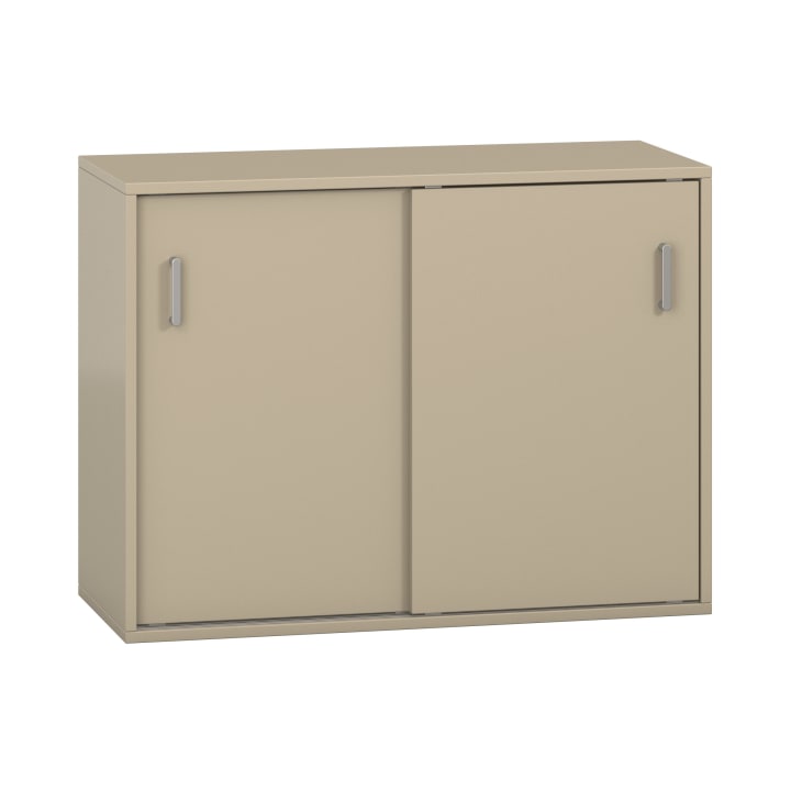 Pureo Portfolioschrank mit Schiebetüren, Dekor B100 x H75 x T42 cm