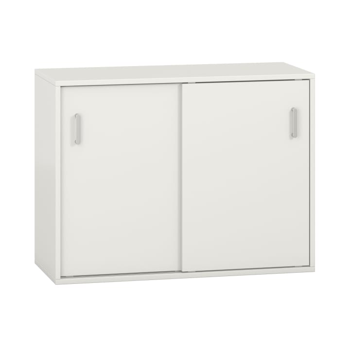 Pureo Portfolioschrank mit Schiebetüren, Dekor B100 x H75 x T42 cm