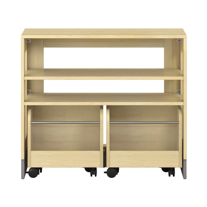Pureo Regal für Rollkästen B100 x H87,5 x T42 cm