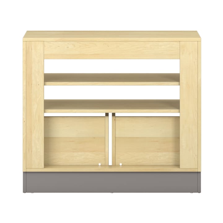 Pureo Regal für Rollkästen B100 x H87,5 x T42 cm