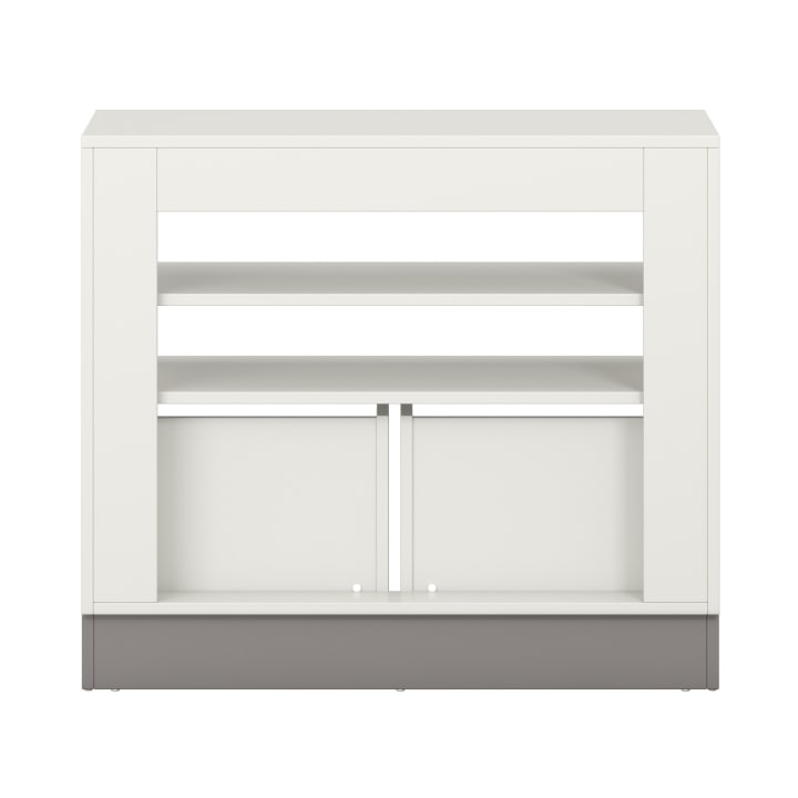 Pureo Regal für Rollkästen, Dekor B100 x H87,5 x T42 cm
