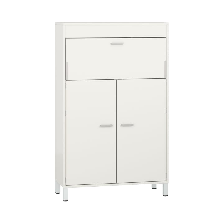 Pureo Schrank-Arbeitsplatz, Stehhöhe, Dekor B100 x H150 x T42 cm